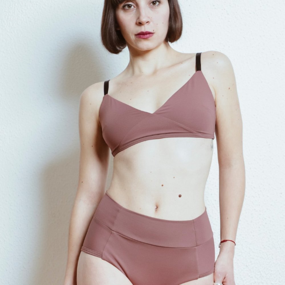 MilaKrasna Tina Top.  Size S small.  Dusty Rose